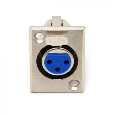 GNIAZDO XLR 3-PIN ŻEŃSKIE PANELOWE JLM