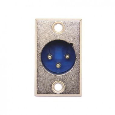 GNIAZDO XLR 3-PIN MĘSKIE PANELOWE JLM