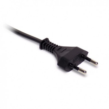KABEL ZALEWANY 2x0.75 CZARNY 1.8m