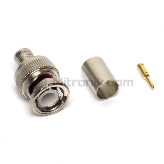 WTYK BNC ZACISKANY NA RG6U (op.10szt)