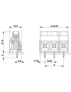 LISTWA ZACISKOWA MKDS 5/ 3-9,5 2