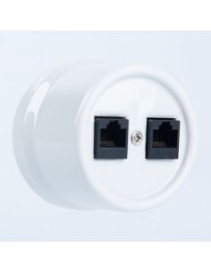 CERAMICZNE GNIAZDO 2xRJ45...