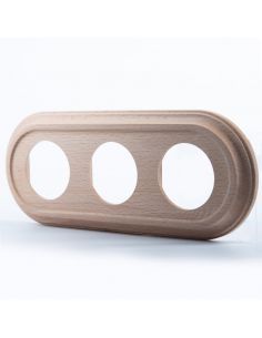 DREWNIANA RAMKA TRZYROTNA...